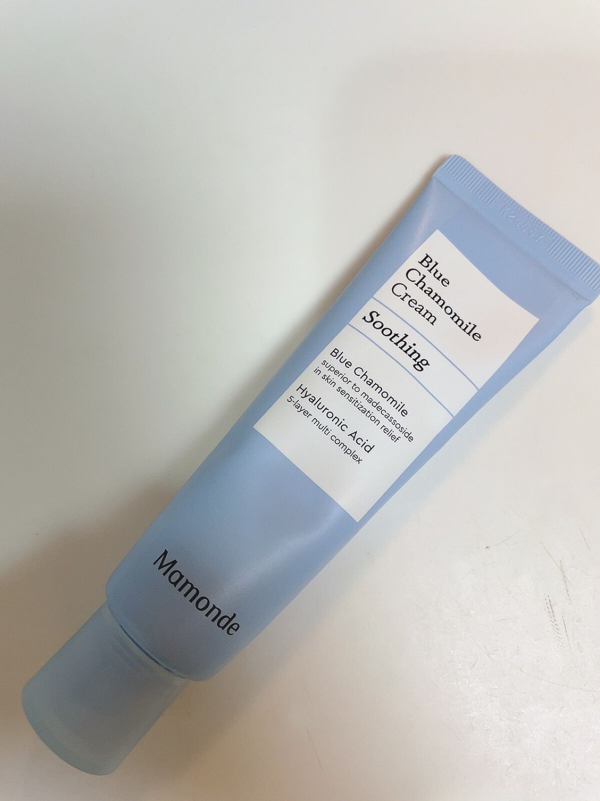 mamonde blue chamomile soothing repair cream/Mamonde/フェイスクリームを使ったクチコミ（1枚目）