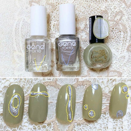 gene TOKYO ネイル/DAISO/マニキュアを使ったクチコミ(2枚目)