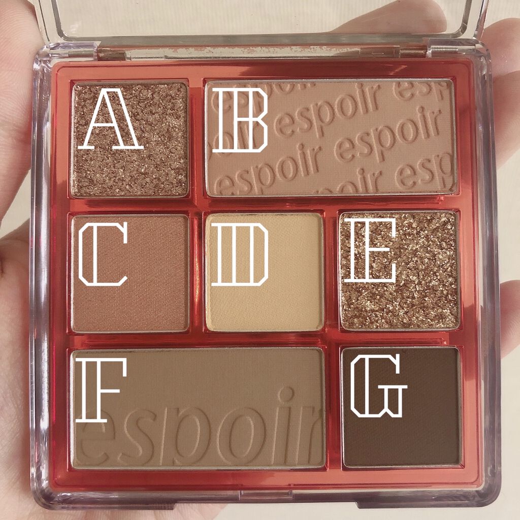 リアルアイパレット/espoir/マルチパレットを使ったクチコミ（3枚目）