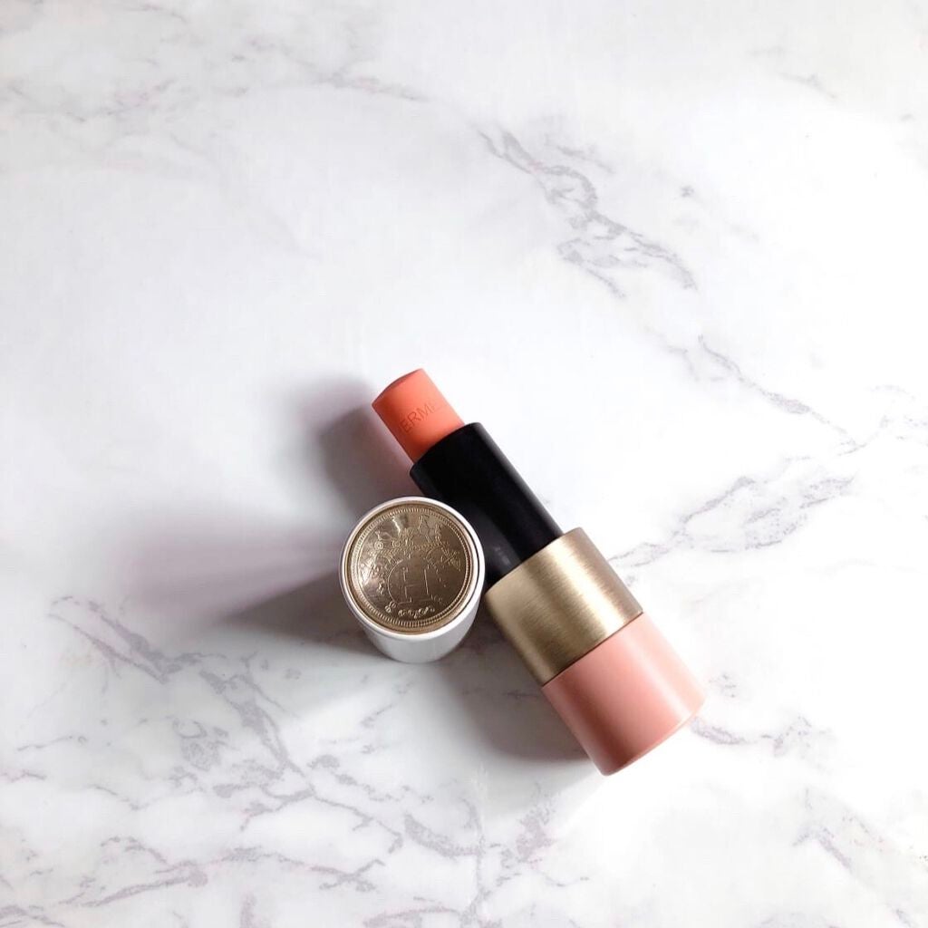 ローズ・エルメス ローズ ア レーヴル/エルメス/口紅を使ったクチコミ(2枚目)