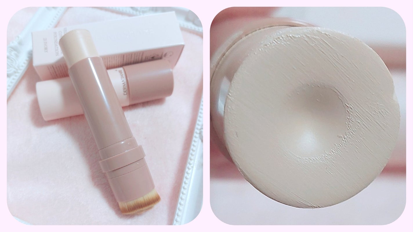 ヴィーガンナチュラルカバースティックファンデーション/DERMASHARE/その他ファンデーションを使ったクチコミ(4枚目)