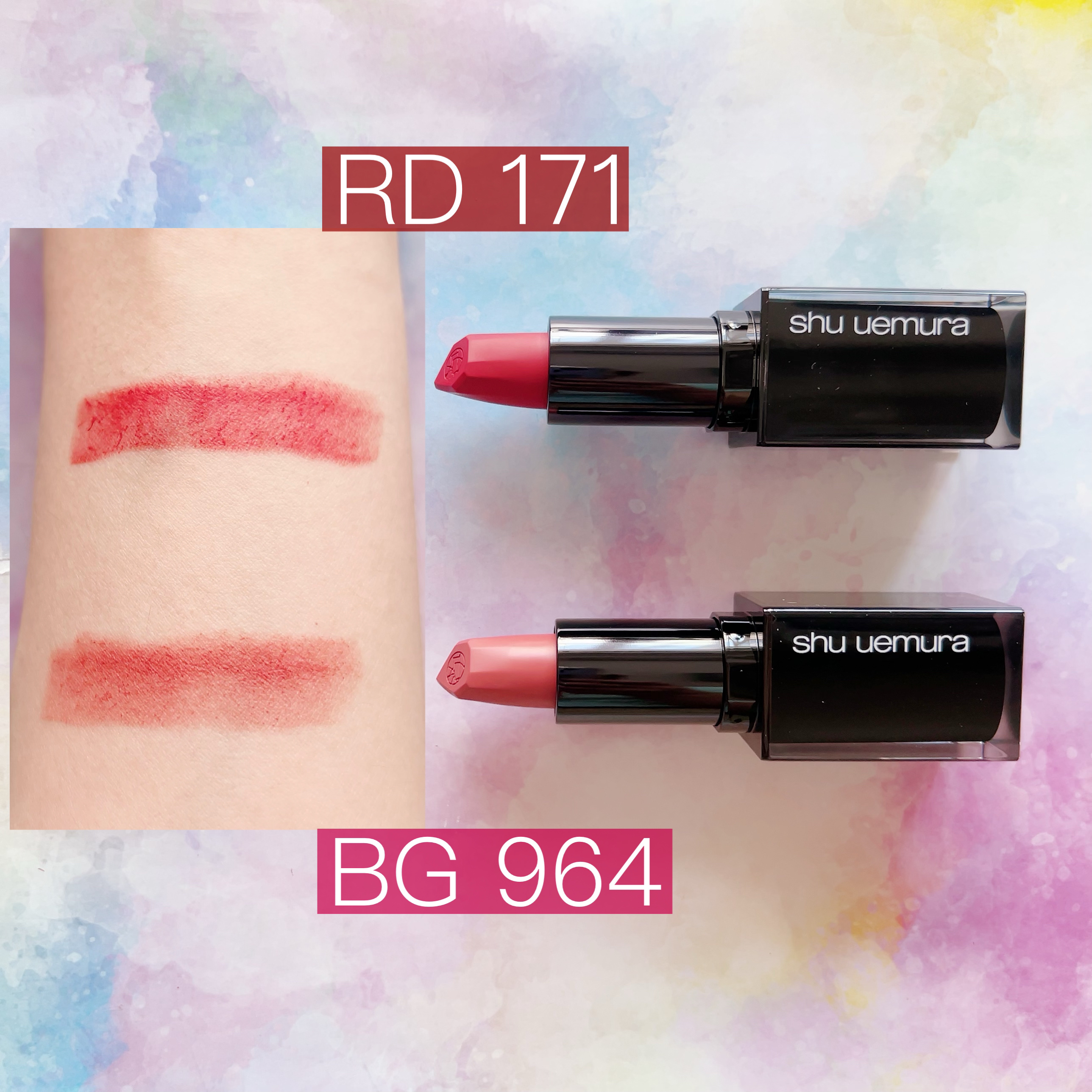 キヌ ルージュ マット/shu uemura/口紅を使ったクチコミ（3枚目）