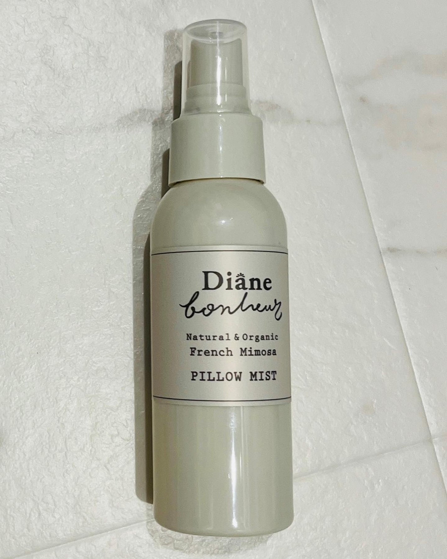 ボヌール おやすみピローミスト フレンチミモザの香り/ダイアン/ファブリックミストを使ったクチコミ(1枚目)