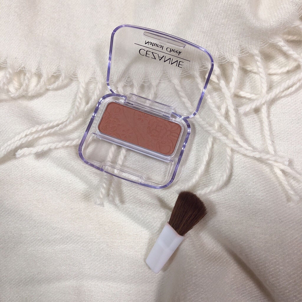 ナチュラル チークN/CEZANNE/パウダーチークを使ったクチコミ(2枚目)