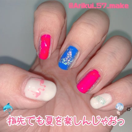 ウィンマックス パステルカラー ネイルエナメル/DAISO/マニキュアを使ったクチコミ(1枚目)