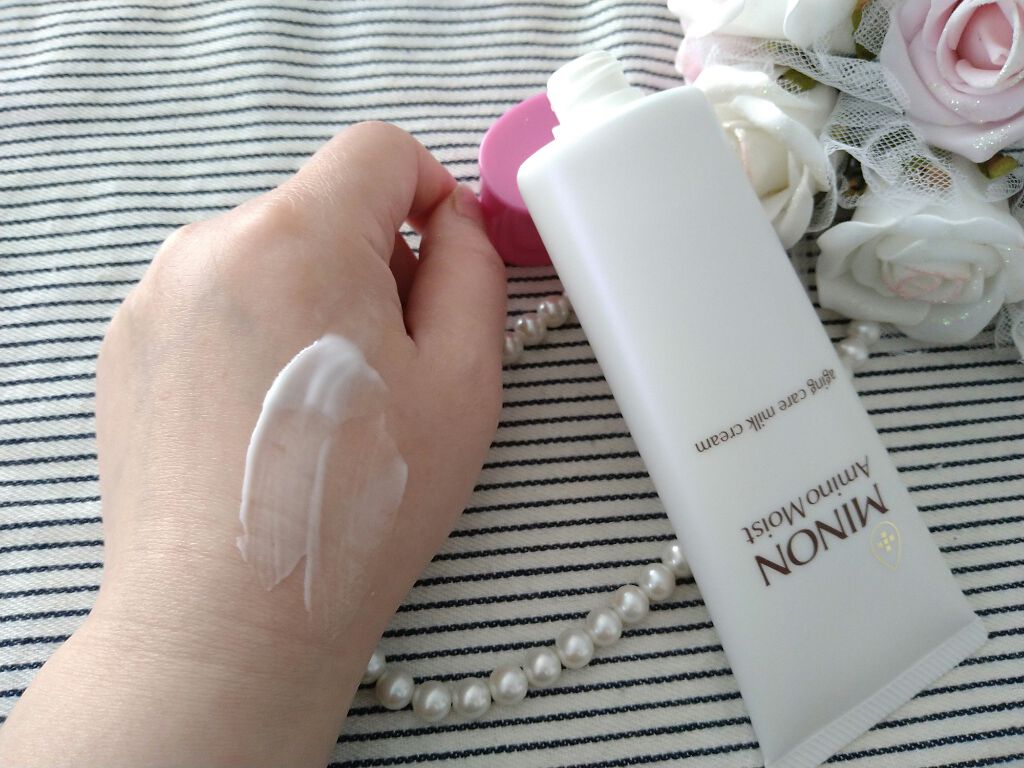 アミノモイスト エイジングケア ミルククリーム/ミノン/フェイスクリームを使ったクチコミ(3枚目)