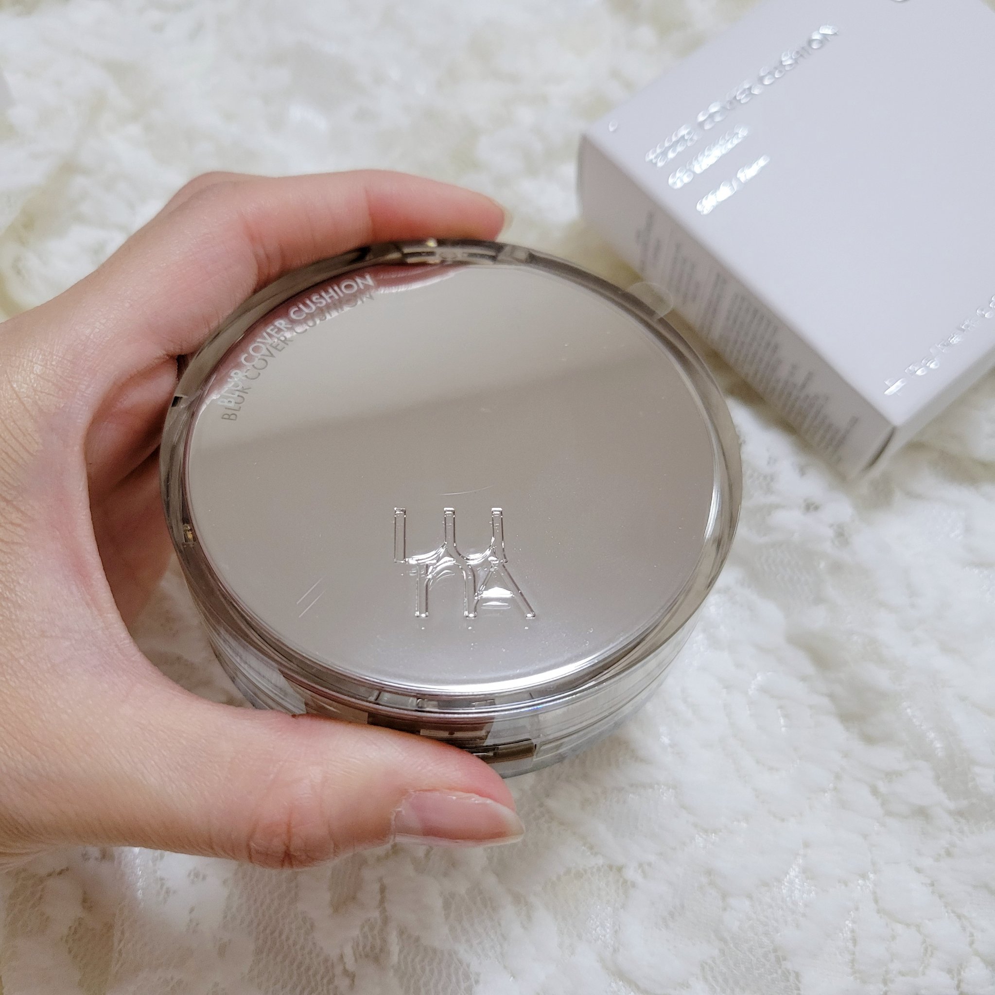 ブラーカバークッション/LUNA/クッションファンデーションを使ったクチコミ（2枚目）