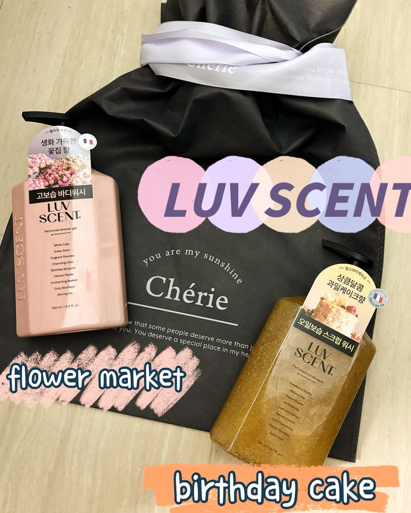 ボディウォッシュ フラワーマーケット ホワイトチューリップ/LUV SCENT/ボディソープを使ったクチコミ(1枚目)
