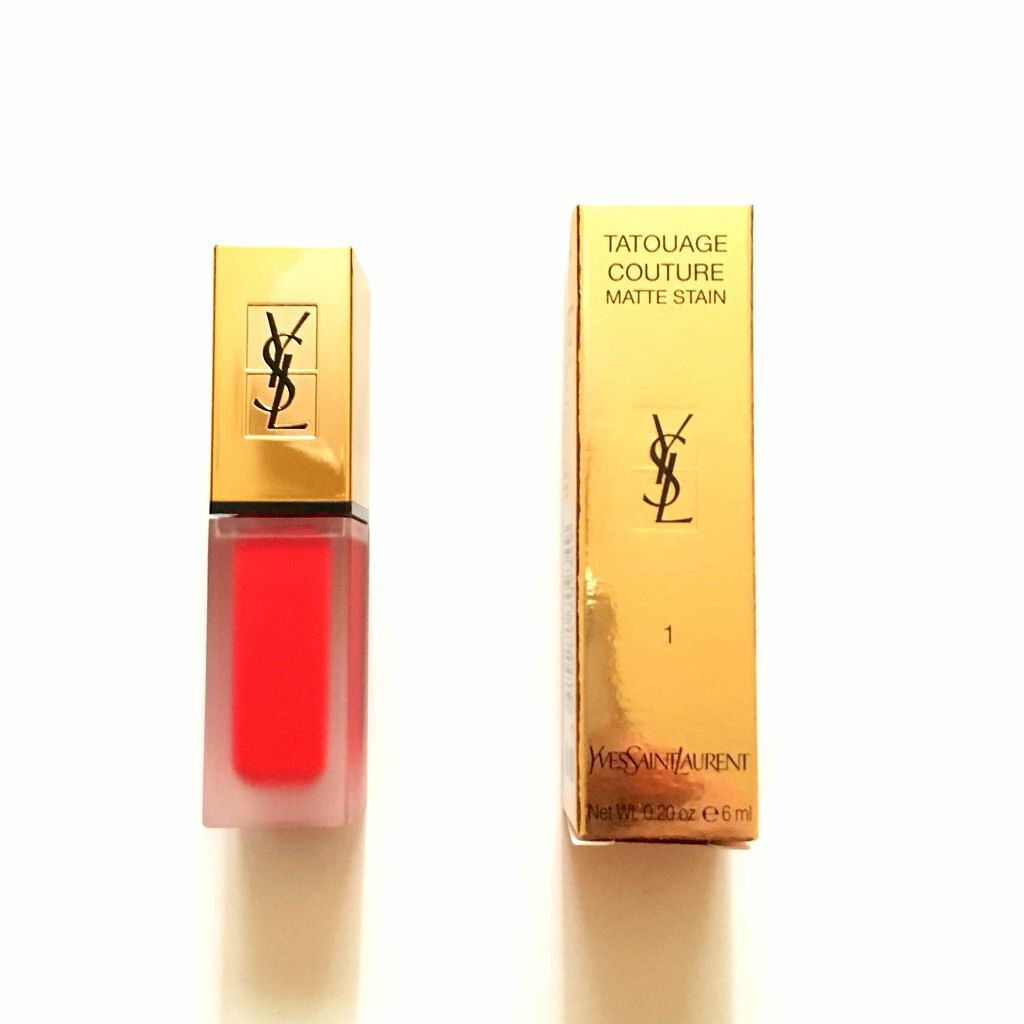 タトワージュ クチュール/YVES SAINT LAURENT BEAUTE/口紅を使ったクチコミ(1枚目)