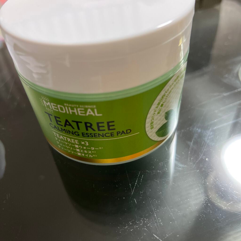 ティーツリーカーミングエッセンスパッド/MEDIHEAL/トナーパッドを使ったクチコミ(1枚目)