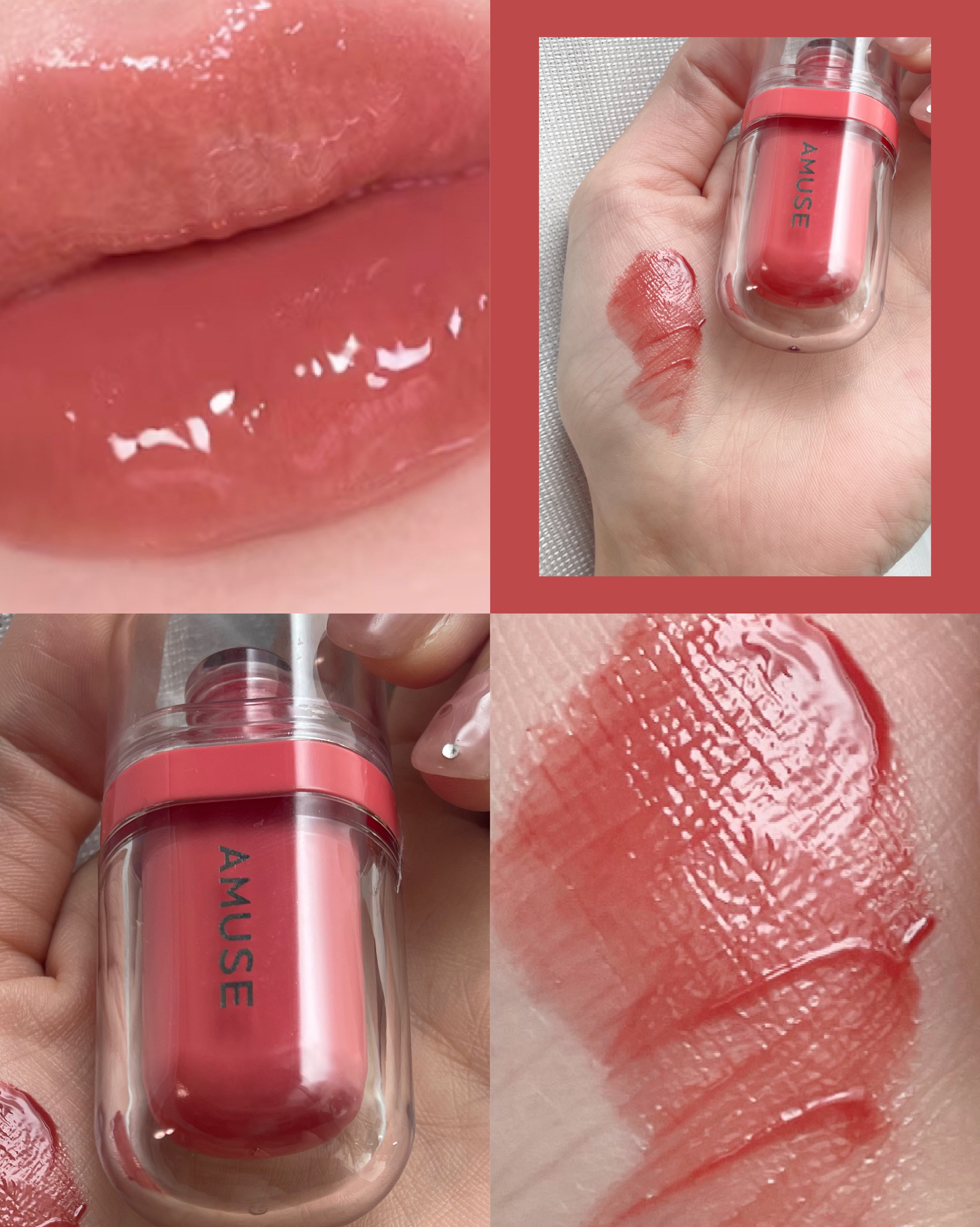 ジェルフィットティント/AMUSE/リップティントを使ったクチコミ（2枚目）