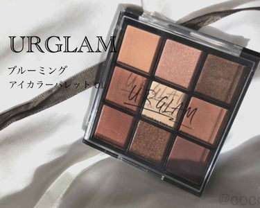 UR GLAM　BLOOMING EYE COLOR PALETTE/U R GLAM/アイシャドウパレットを使ったクチコミ（1枚目）