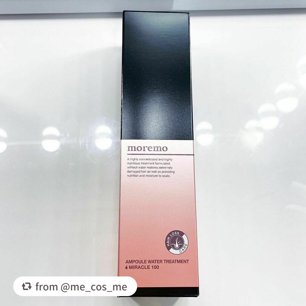 アンプルウォータートリートメント ミラクル100/moremo/洗い流すヘアトリートメントを使ったクチコミ(5枚目)