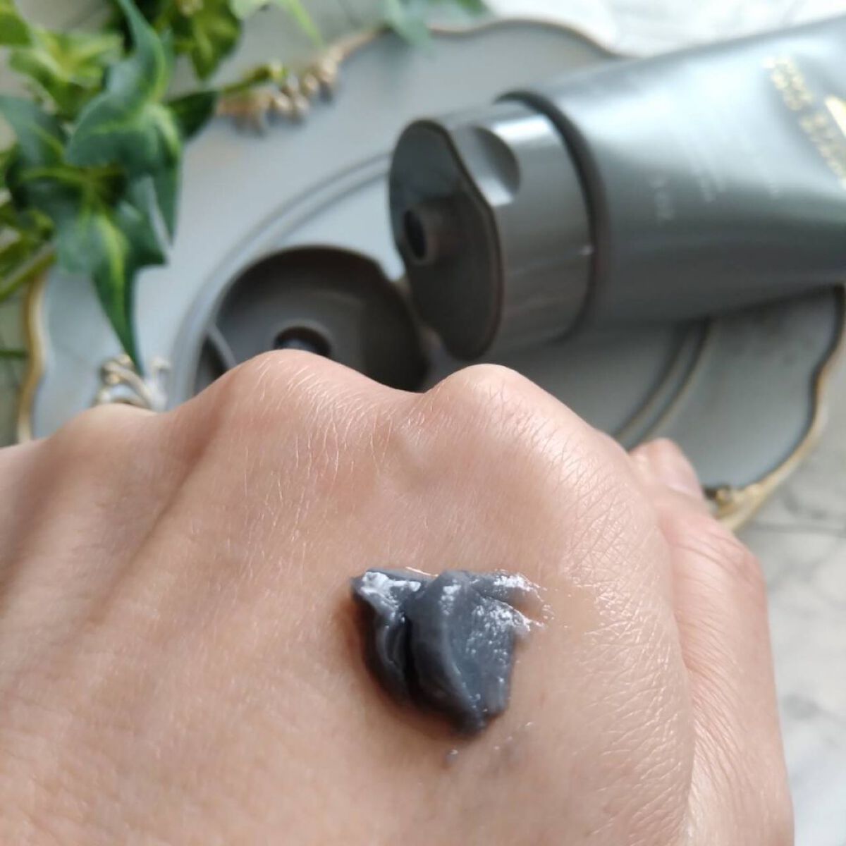 オイルクレンジングバーム ブラック/ONE STONE TWO BIRDS/クレンジングバームを使ったクチコミ（3枚目）