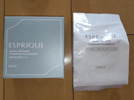 アクアリースキンウェア/ESPRIQUE/クッションファンデーションを使ったクチコミ(1枚目)