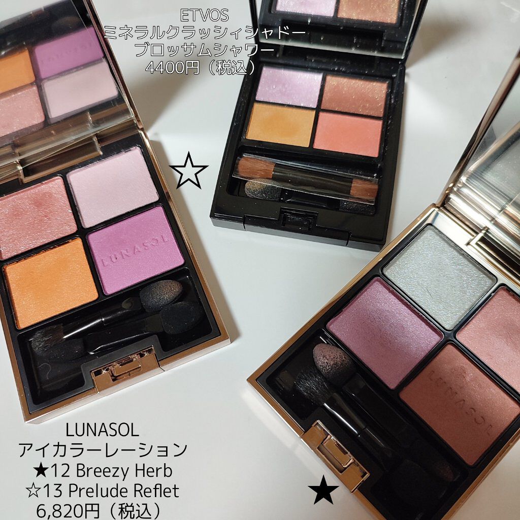 ミネラルクラッシィシャドー/エトヴォス/アイシャドウパレットを使ったクチコミ（2枚目）