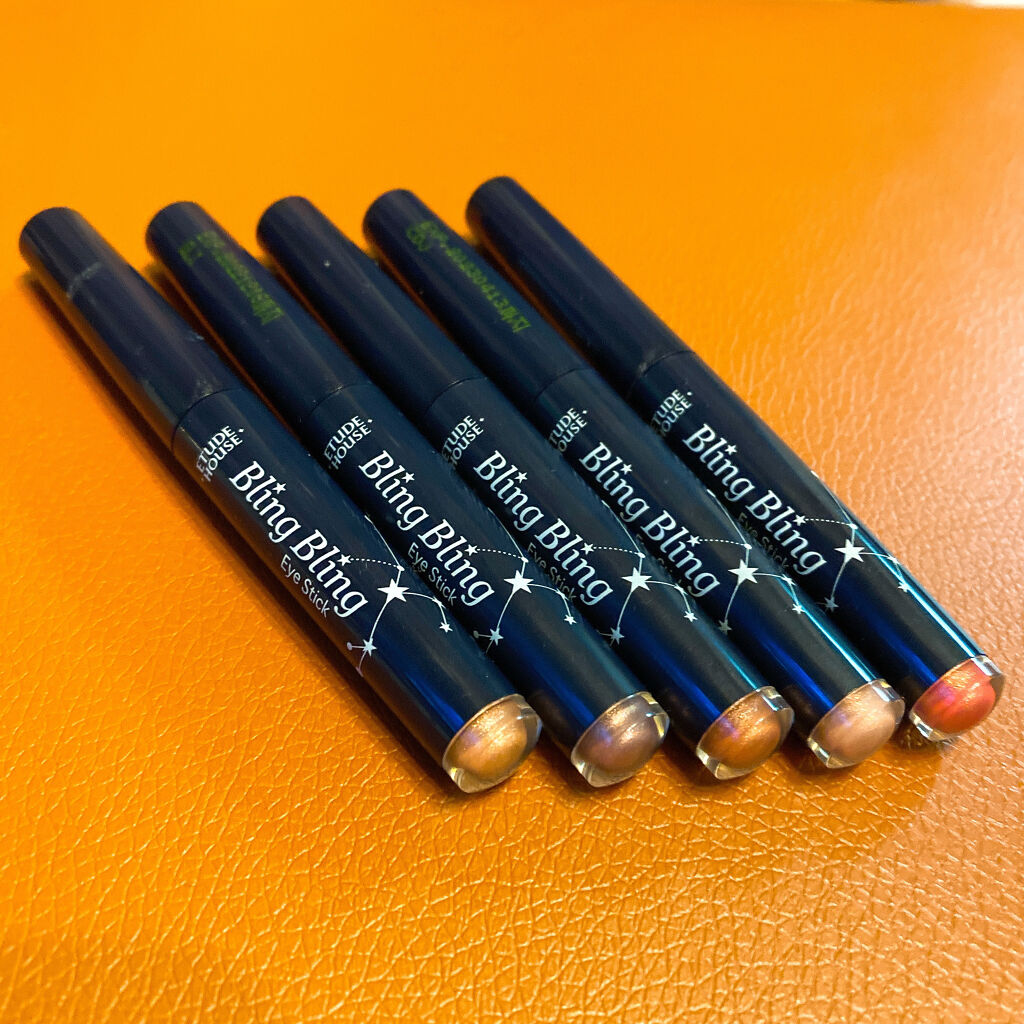 キラキラ アイシャドウ/ETUDE/スティックアイシャドウを使ったクチコミ（2枚目）