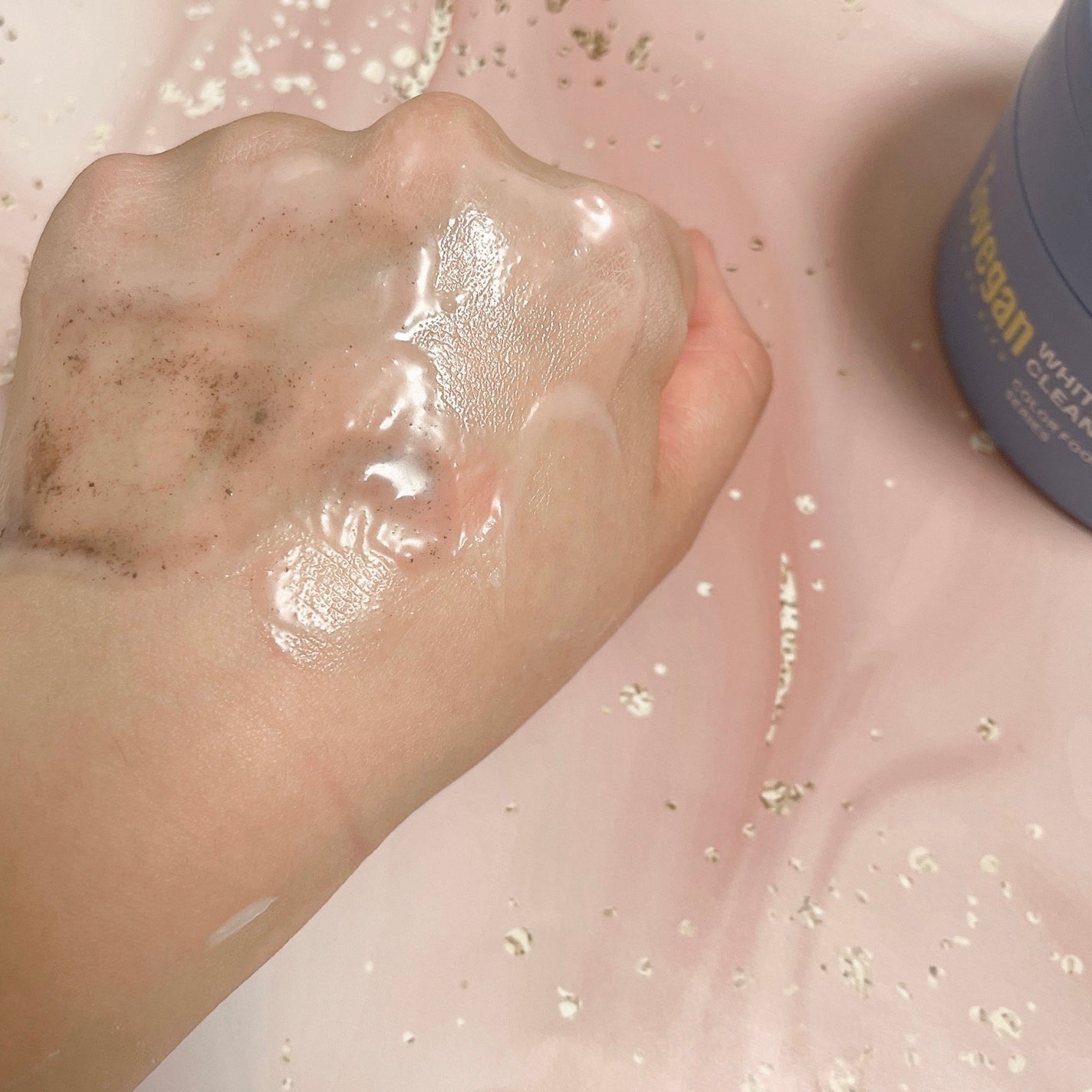 カラーフードシリーズホワイトホールサムクレンジングバーム/Tovegan/クレンジングバームを使ったクチコミ(4枚目)