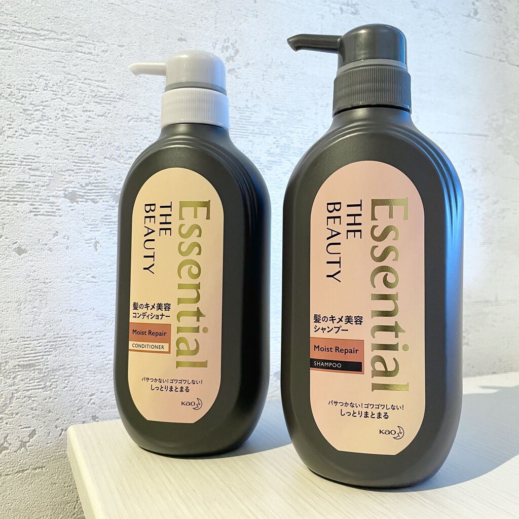 THE BEAUTY 髪のキメ美容シャンプー／コンディショナー＜モイストリペア＞	/エッセンシャル/市販シャンプーを使ったクチコミ（1枚目）