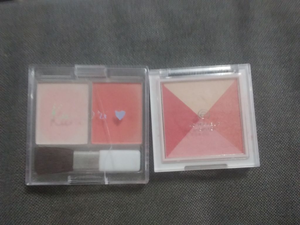 カンコレ チーク/DAISO/パウダーチークを使ったクチコミ（2枚目）