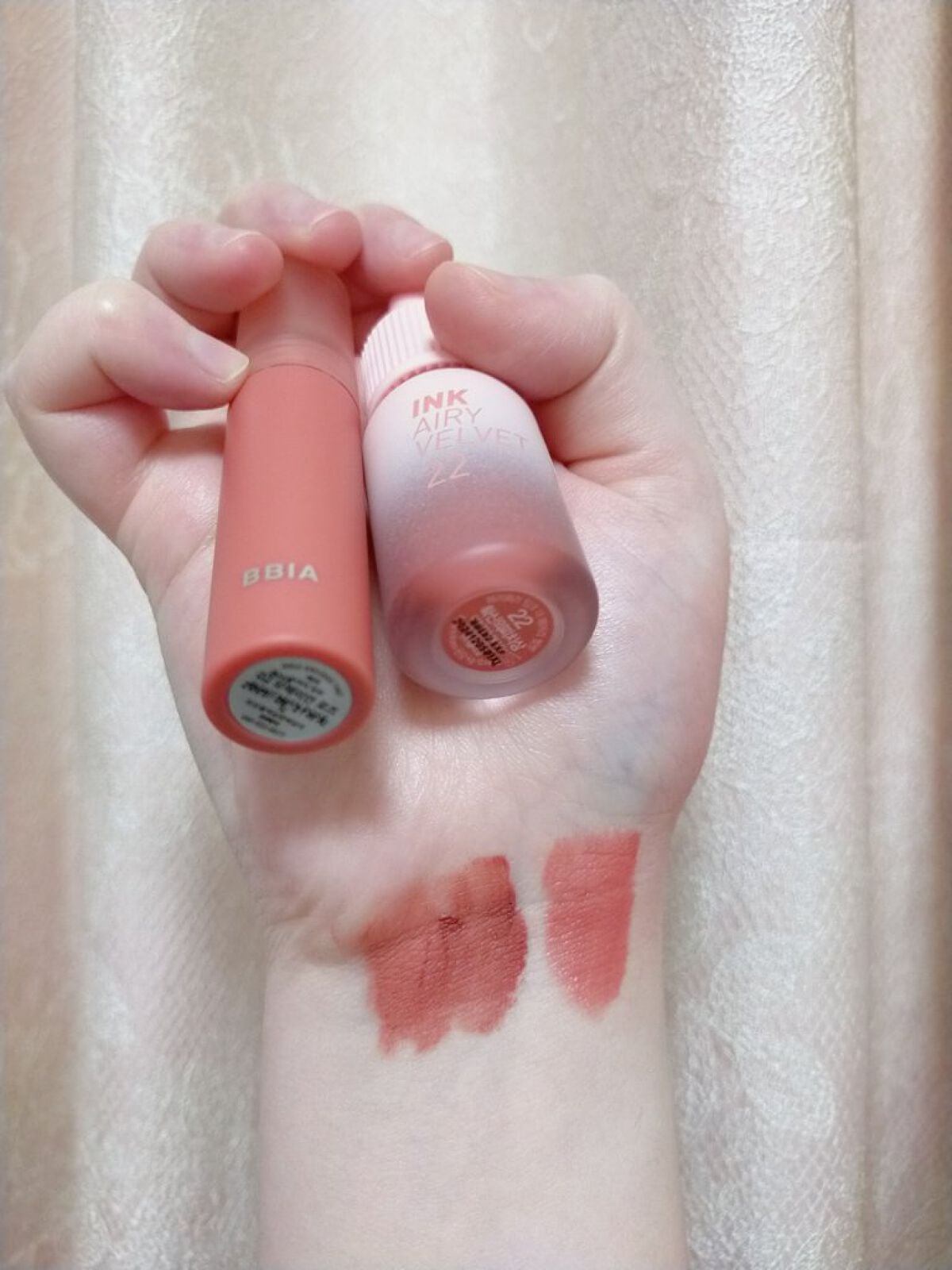 スマッジティント FLOWER MARKET/BBIA/リップティントを使ったクチコミ(6枚目)