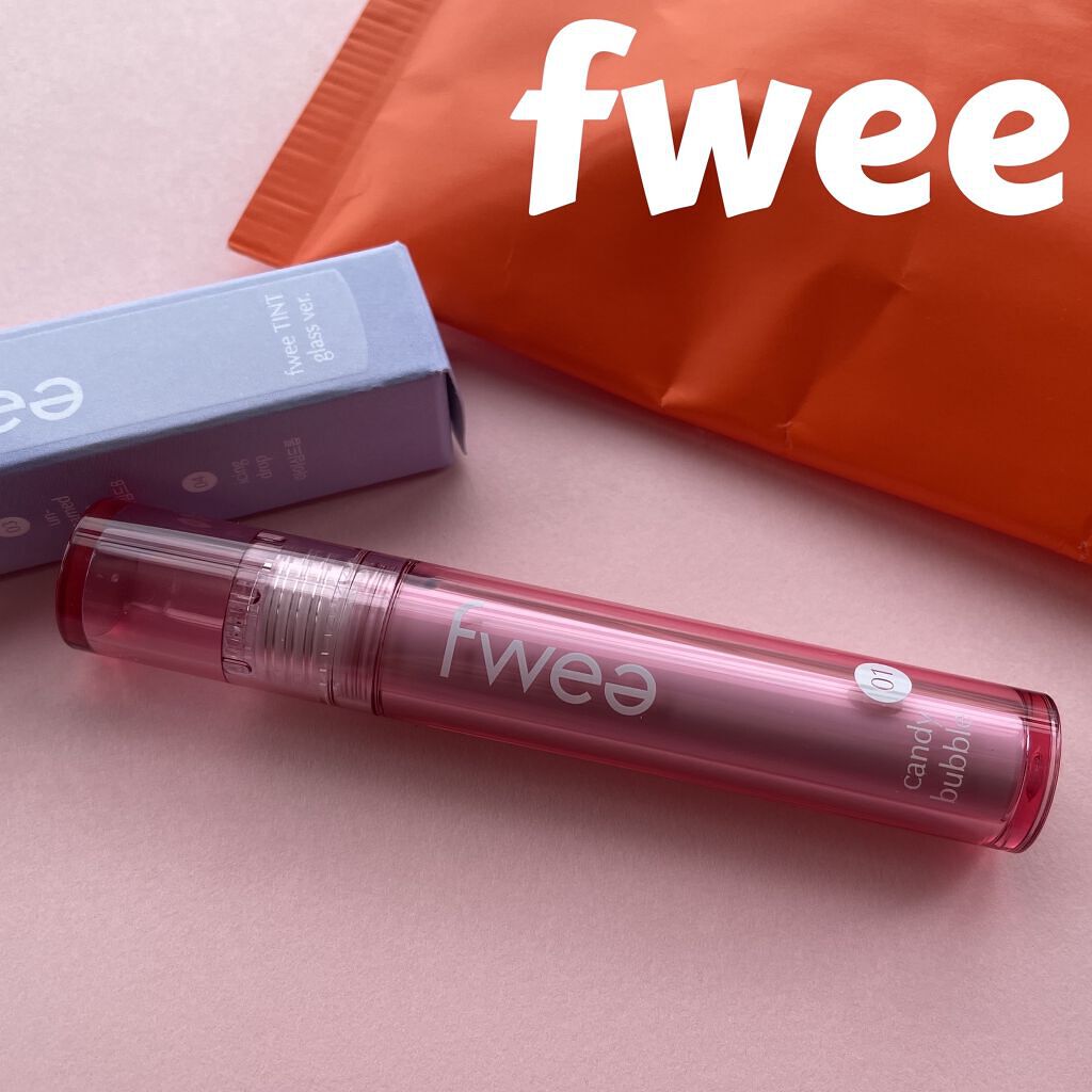 フィーティントガラス/fwee/リップティントを使ったクチコミ（1枚目）
