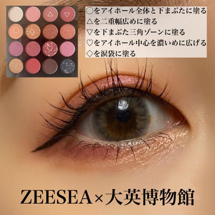 大英博物館 エジプトシリーズ アイシャドウパレット/ZEESEA/アイシャドウパレットを使ったクチコミ(2枚目)