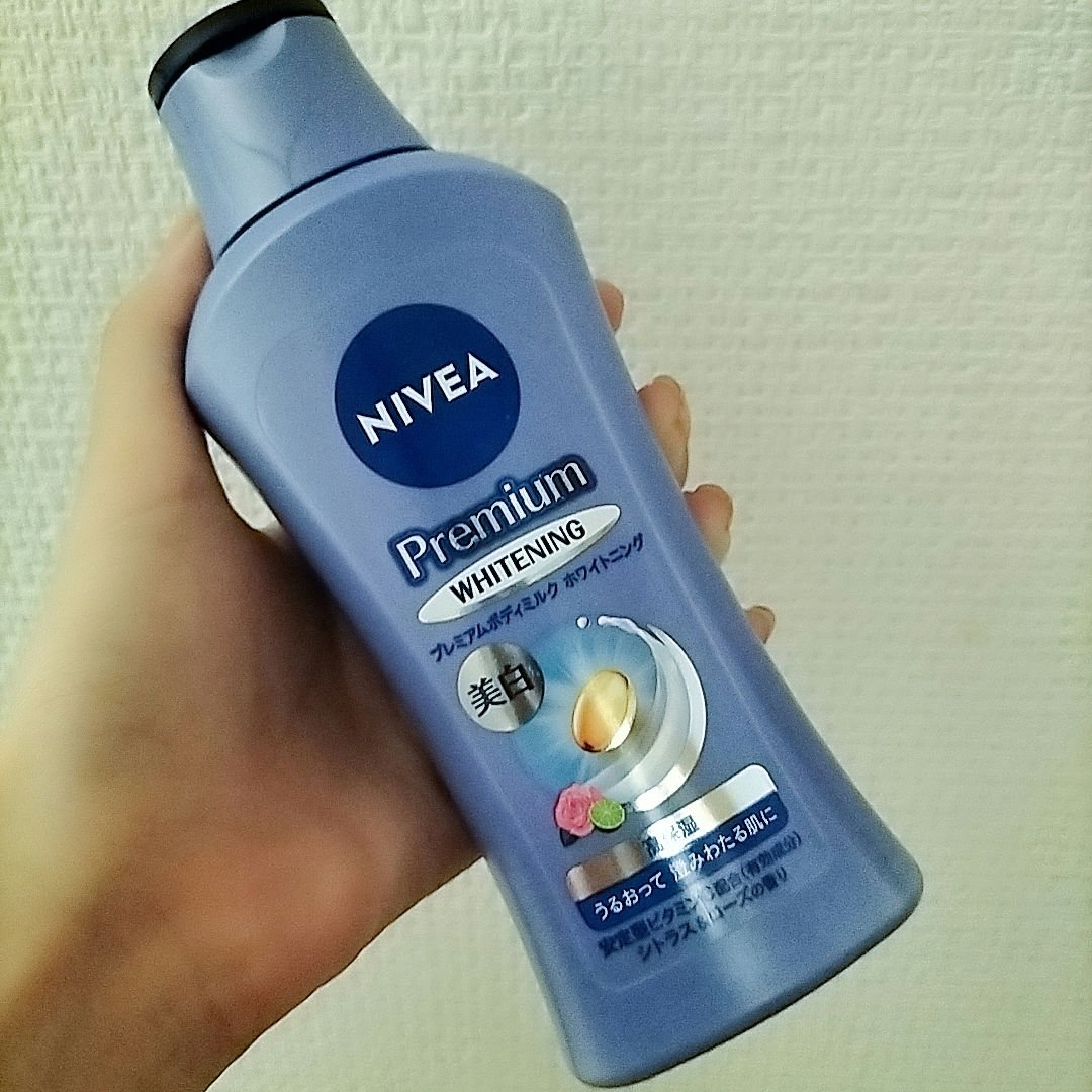 プレミアムボディミルク ホワイトニング【医薬部外品】		/ニベア/ボディミルクを使ったクチコミ（1枚目）