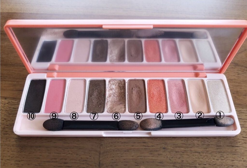 プレイカラー アイシャドウ ジュースバー【生産終了】/ETUDE/アイシャドウパレットを使ったクチコミ（3枚目）