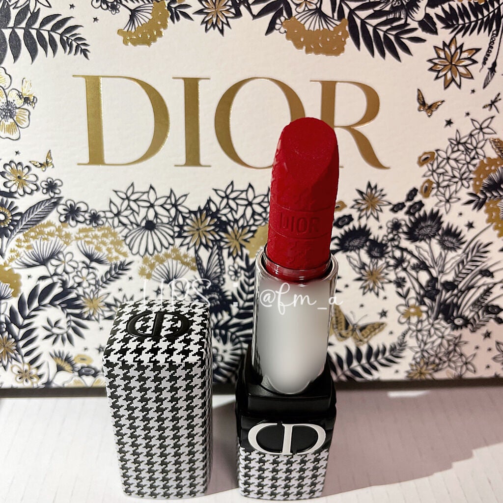 ルージュ ディオール｜Diorの口コミ - 千鳥格子柄2本目❤️ Dior ...