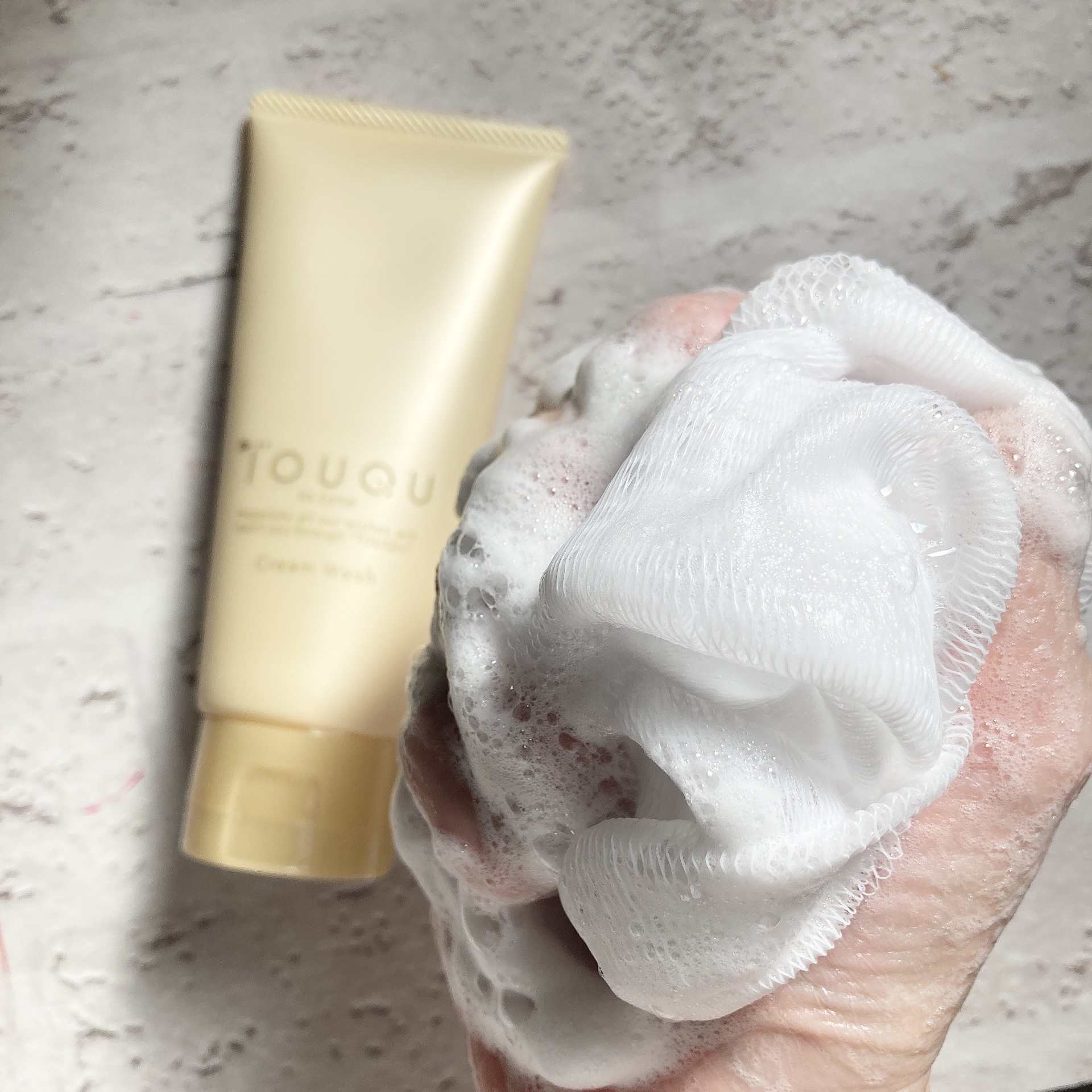 TOUQU to tone　シュガーソープ/TOUQU to tone/洗顔石鹸を使ったクチコミ（3枚目）