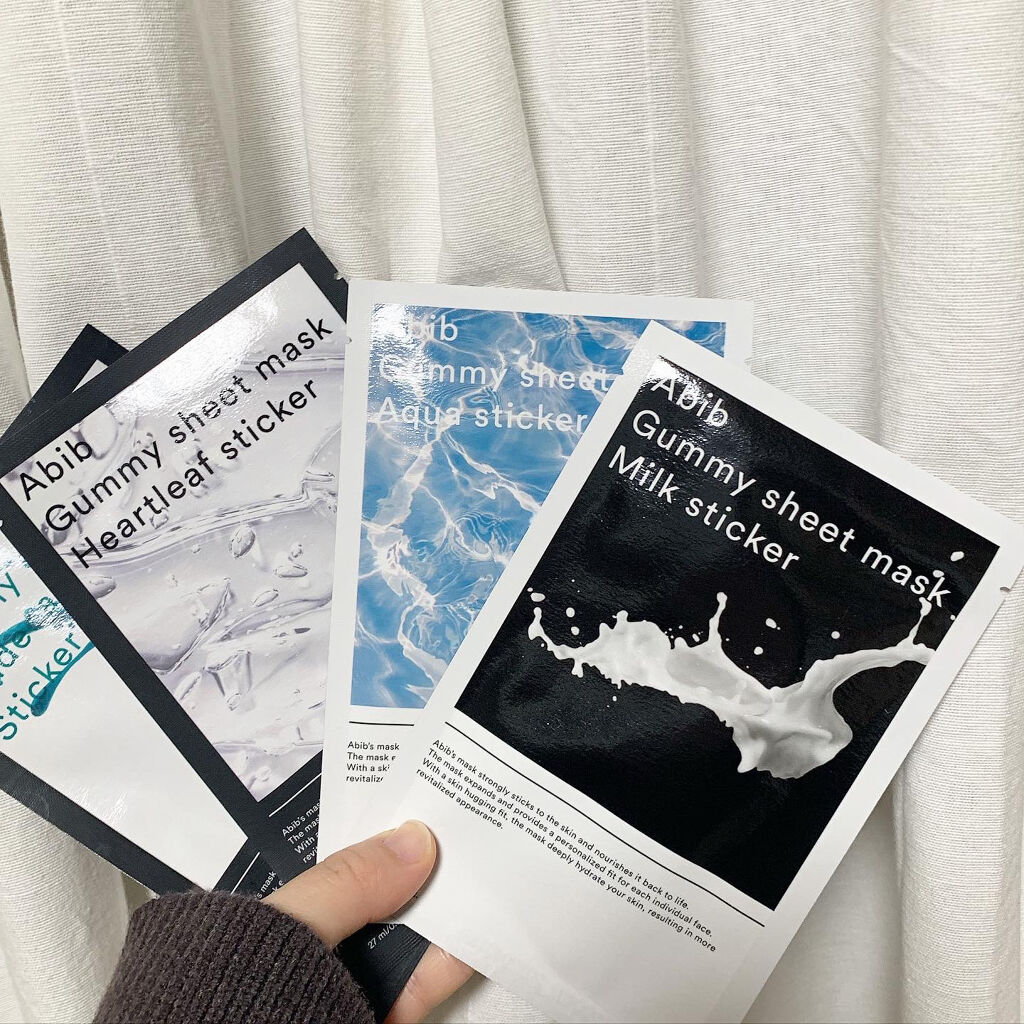 ガムシートマスク アクアステッカー/Abib /シートマスク・パックを使ったクチコミ（1枚目）