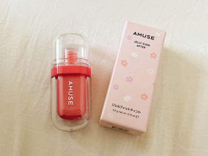 ジェルフィットティント/AMUSE/リップティントを使ったクチコミ(1枚目)