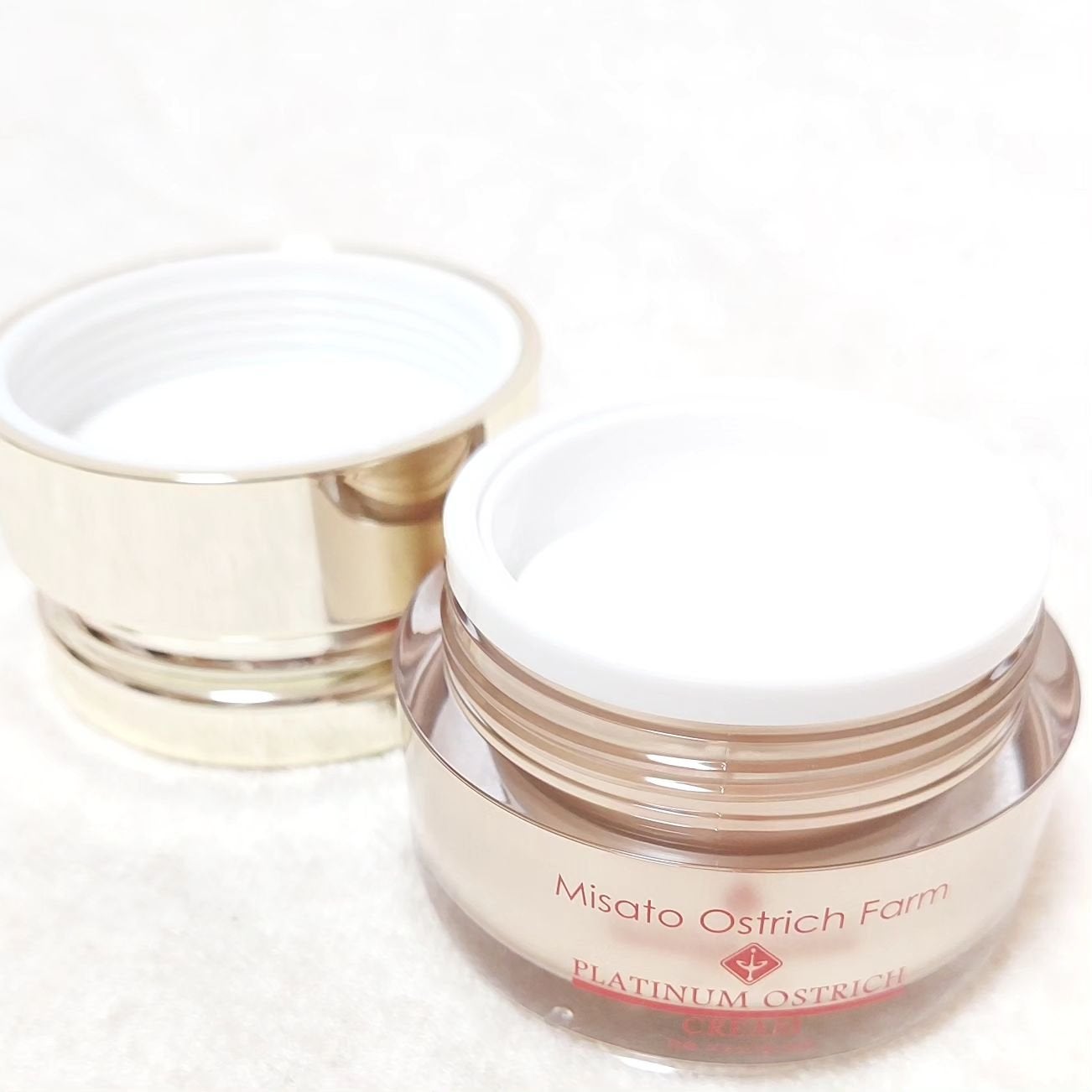 プラチナ&オーストリッチクリーム/美里オーストリッチファーム/フェイスクリームを使ったクチコミ(5枚目)