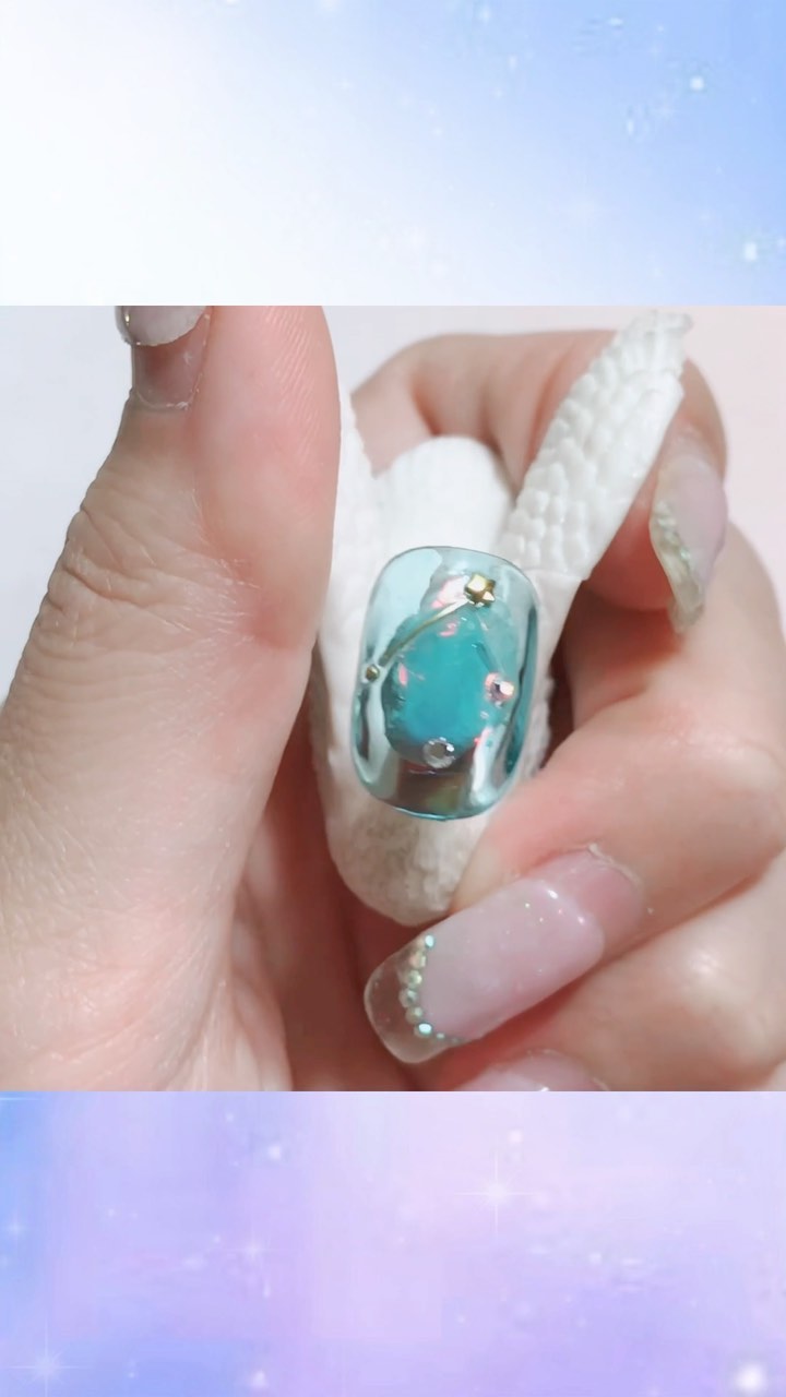 #ネイル,#星座ネイル,#星空ネイルのネイルデザイン