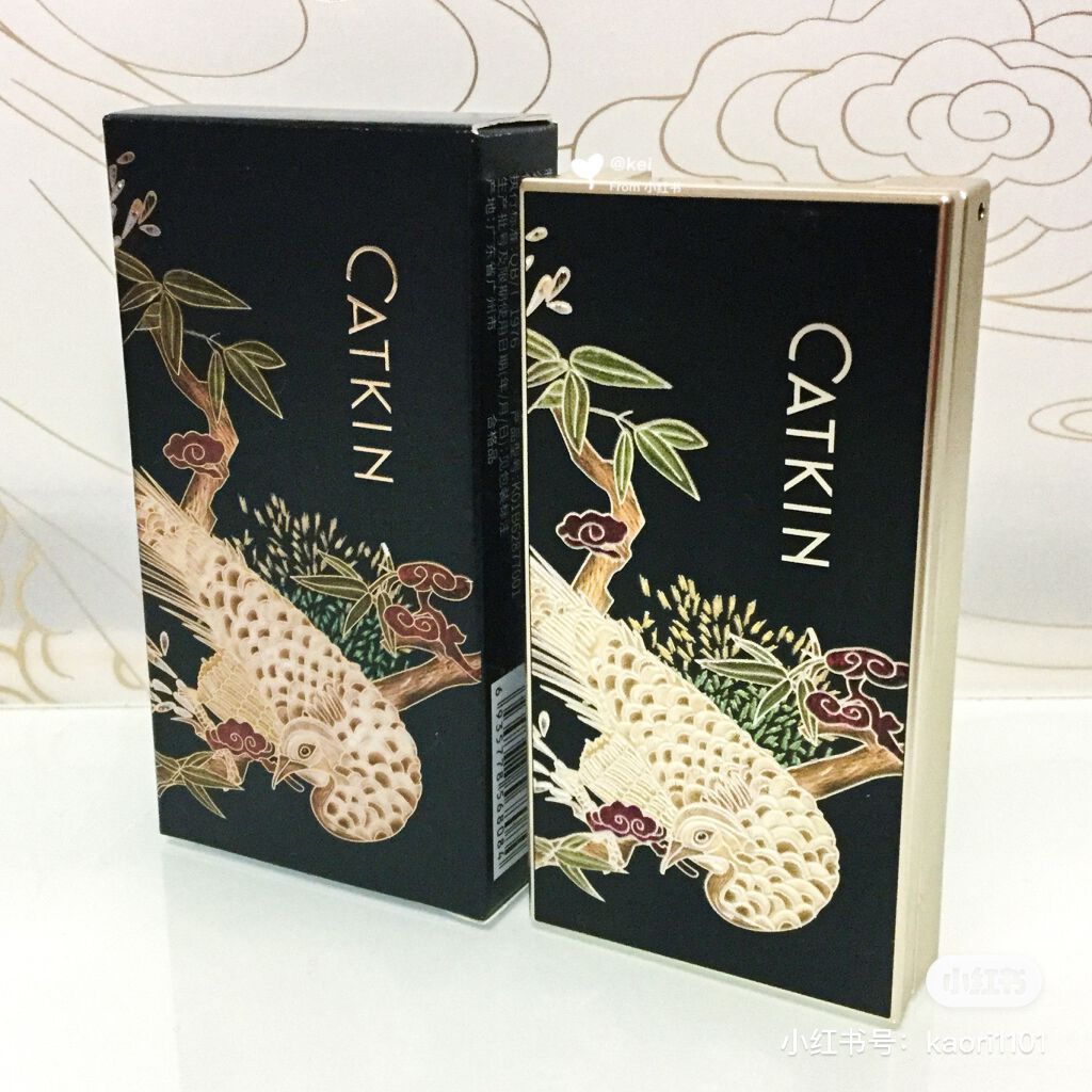 CATKIN 卡婷鎏金雀台三色眉粉
