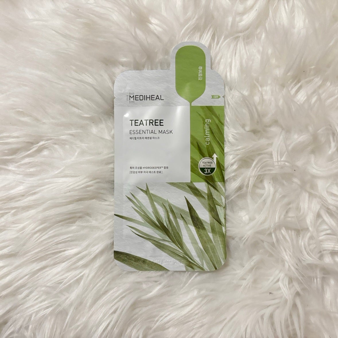 ティーツリー エッセンシャルマスクカーミングモイスチャー/MEDIHEAL/シートマスク・パックを使ったクチコミ(1枚目)