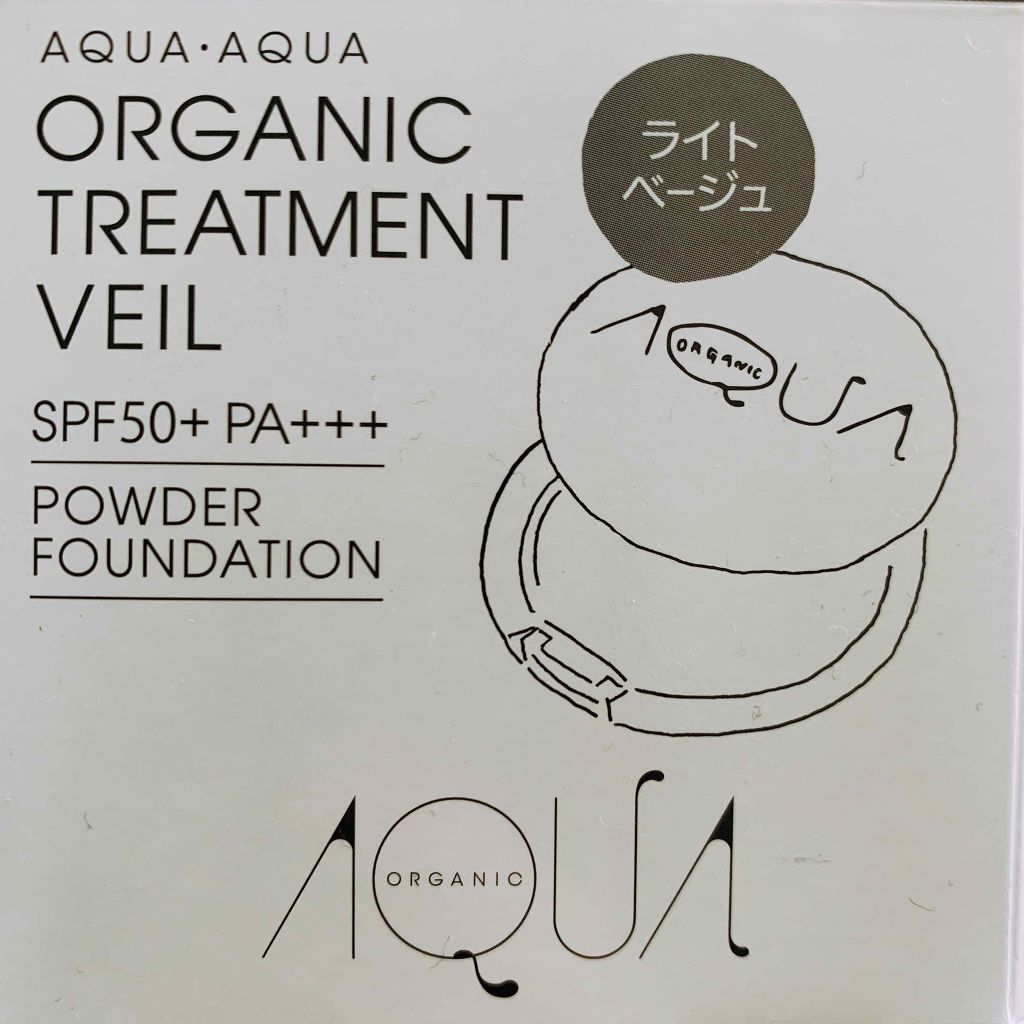 オーガニックトリートメントヴェール/アクア・アクア/パウダーファンデーションを使ったクチコミ(2枚目)