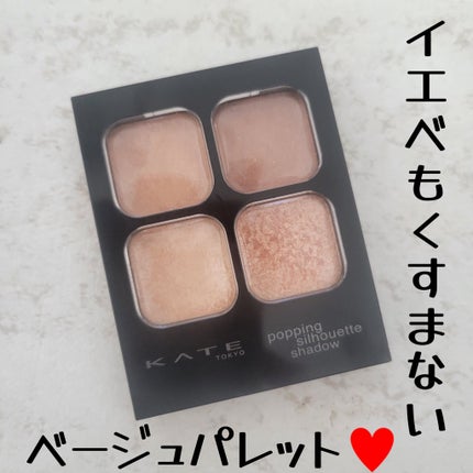 ケイト ポッピングシルエットシャドウ/KATE/アイシャドウパレットを使ったクチコミ(1枚目)