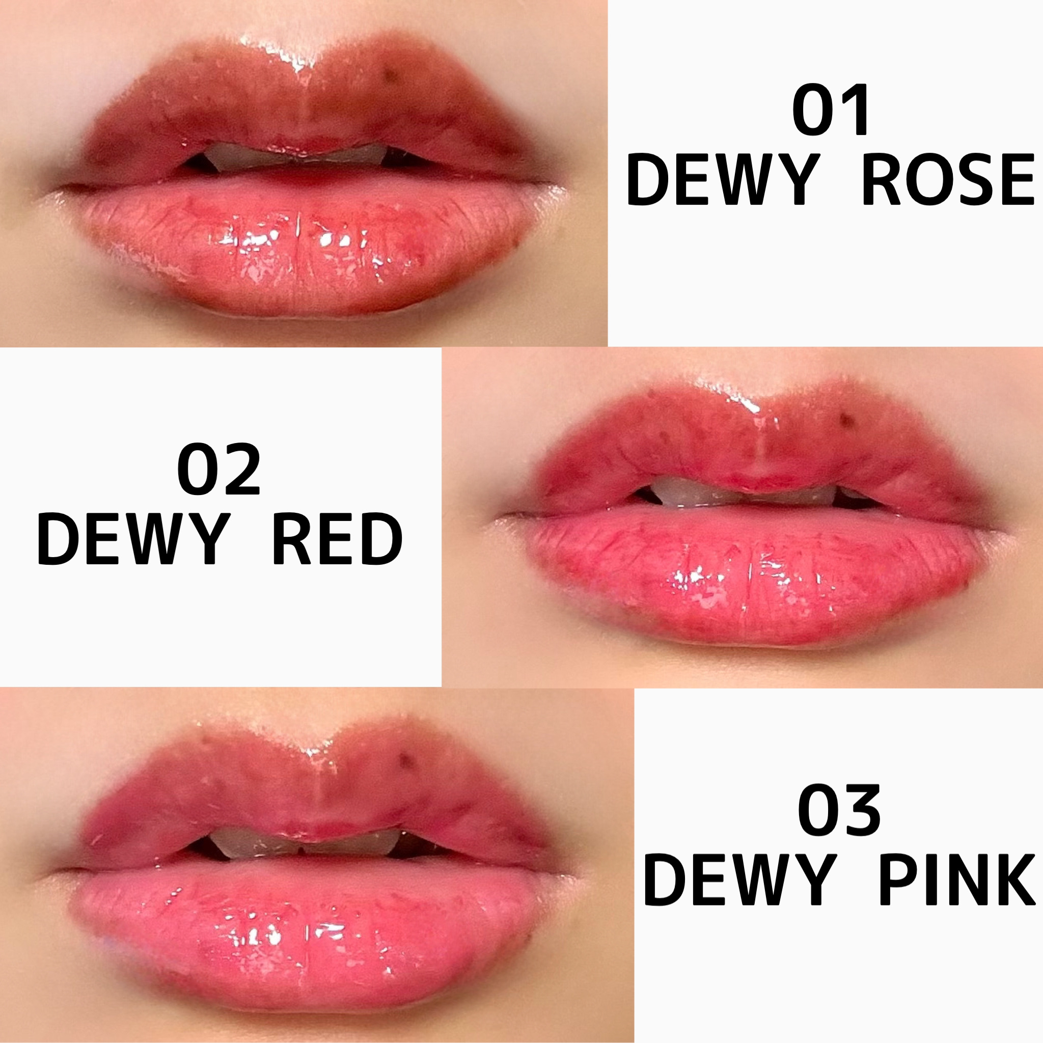 マッドピーチグロウフィットムードグロス 02 DEWY RED/MAD PEACH/リップグロスを使ったクチコミ（2枚目）