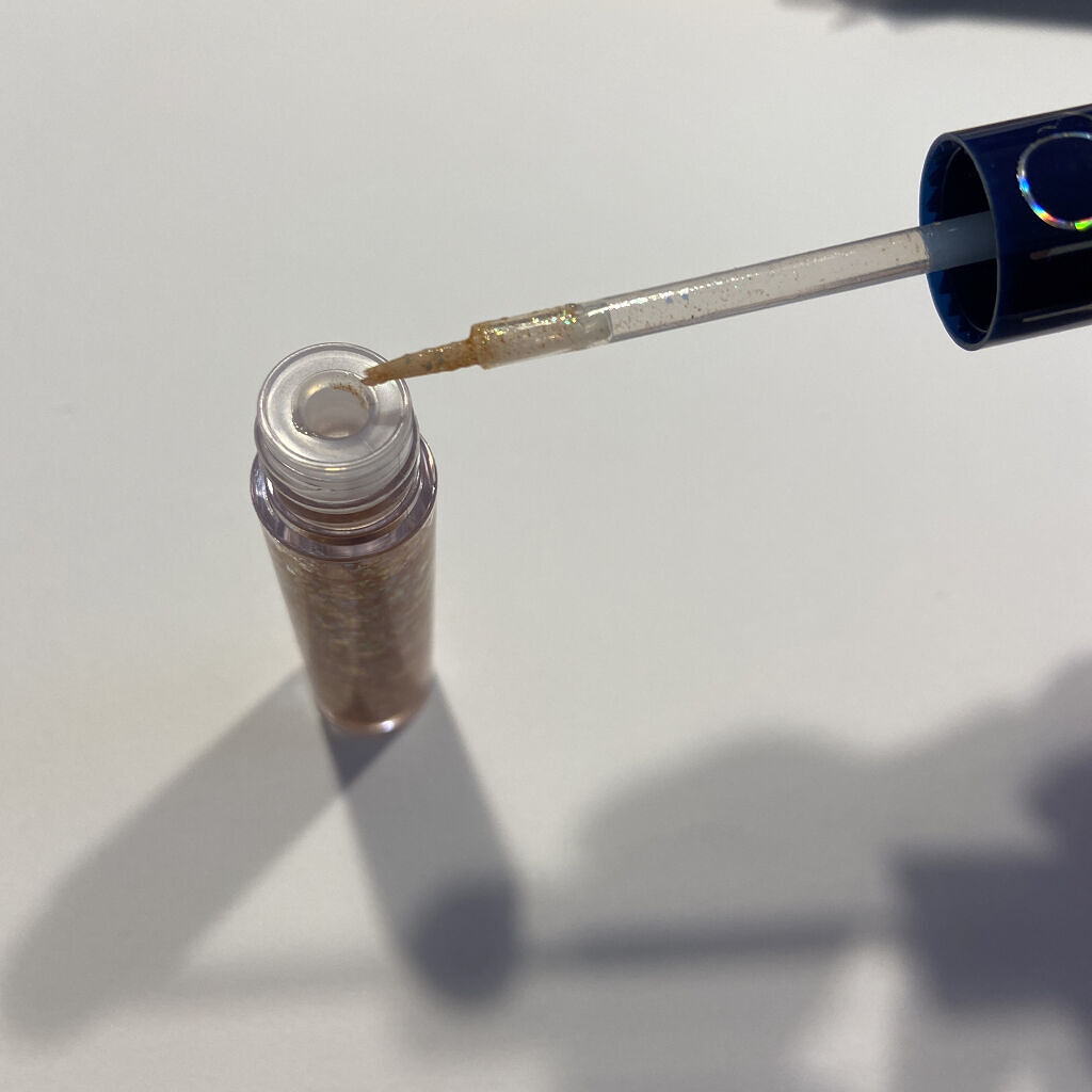 リキッド グリッター シャドウ/rom&nd/グリッターを使ったクチコミ（3枚目）