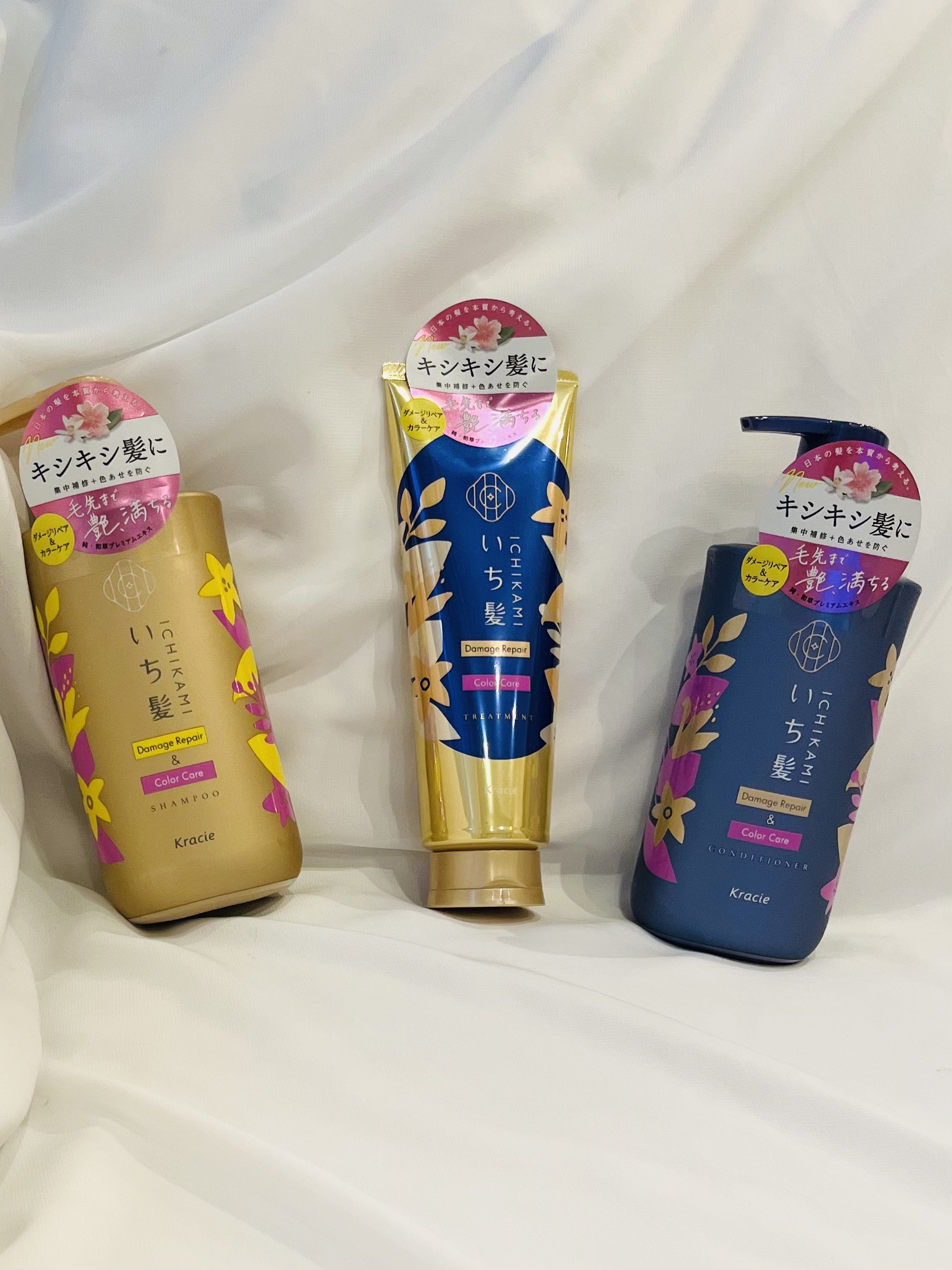 ダメージリペア＆カラーケア トリートメント/いち髪/洗い流すヘアトリートメントを使ったクチコミ（1枚目）