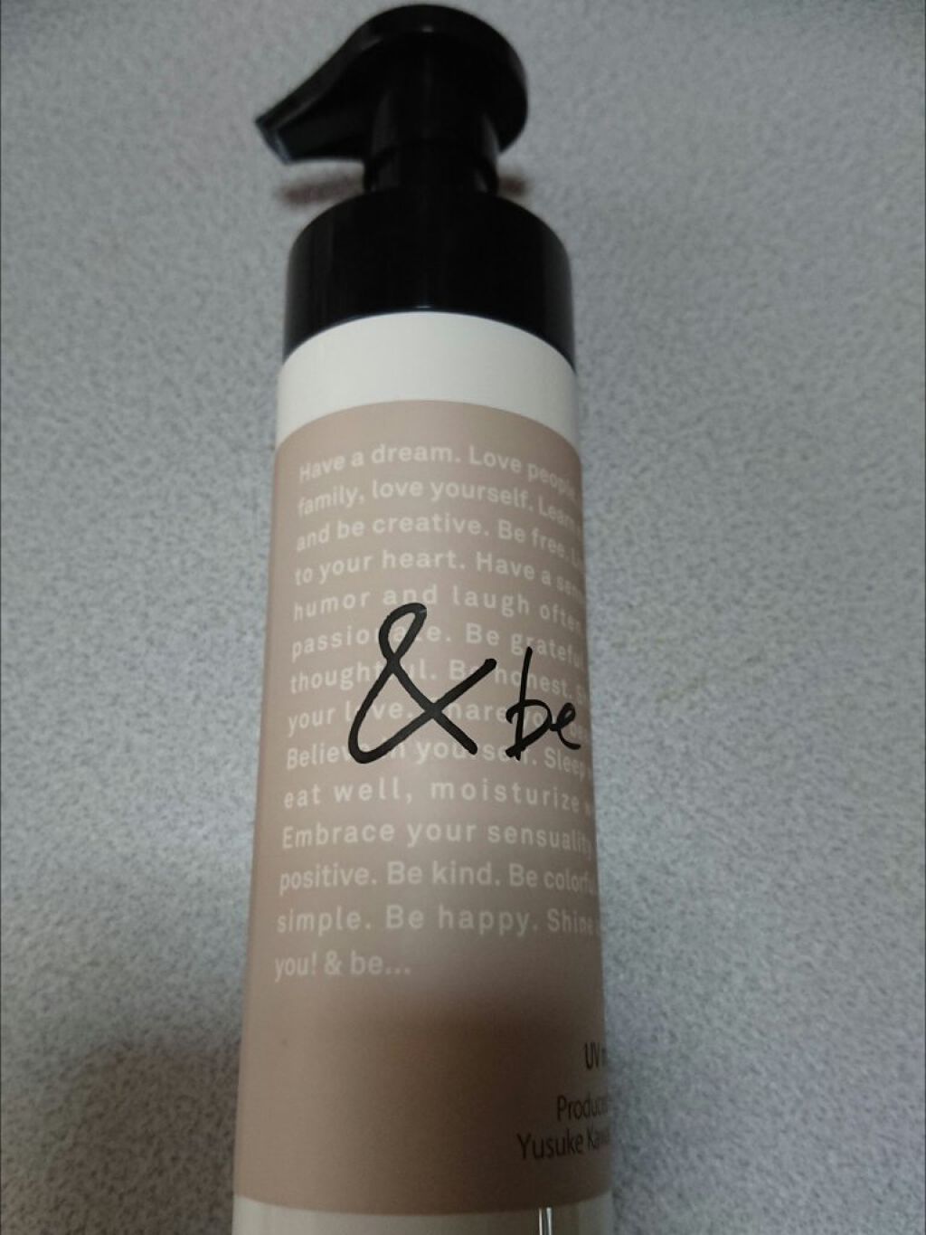 UVミルク/&be/日焼け止め・UVケアを使ったクチコミ(1枚目)