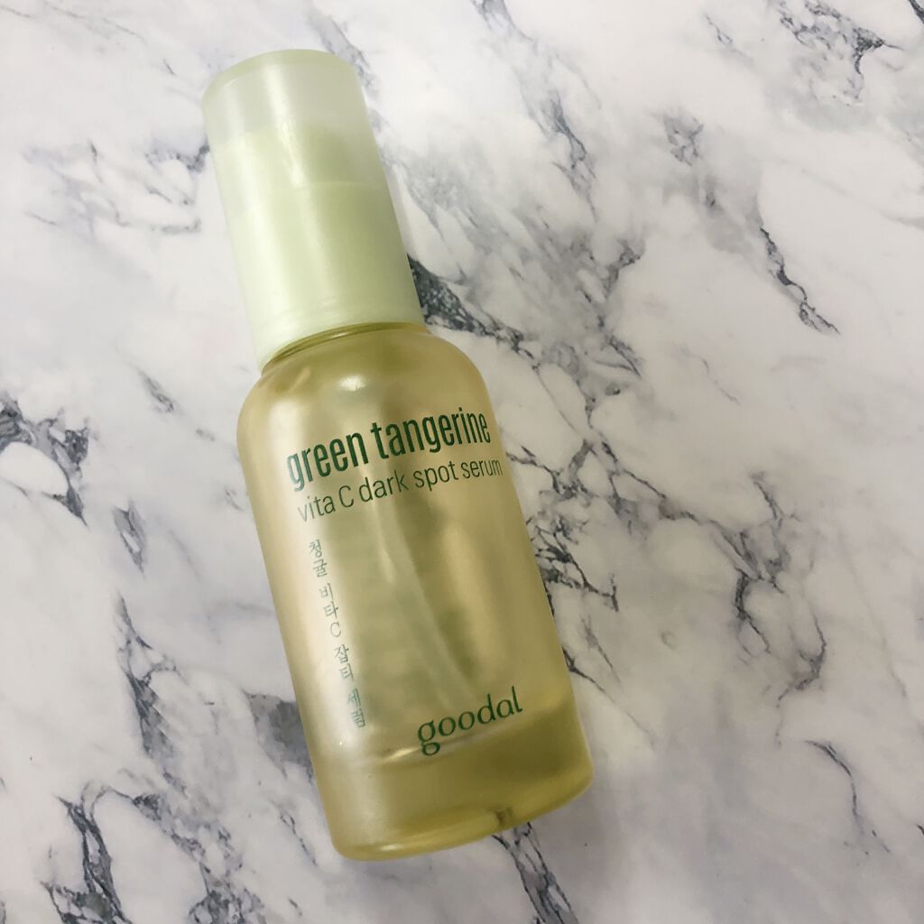 グリーンタンジェリン ビタC ダークスポットケアセラム/goodal/美容液を使ったクチコミ（1枚目）