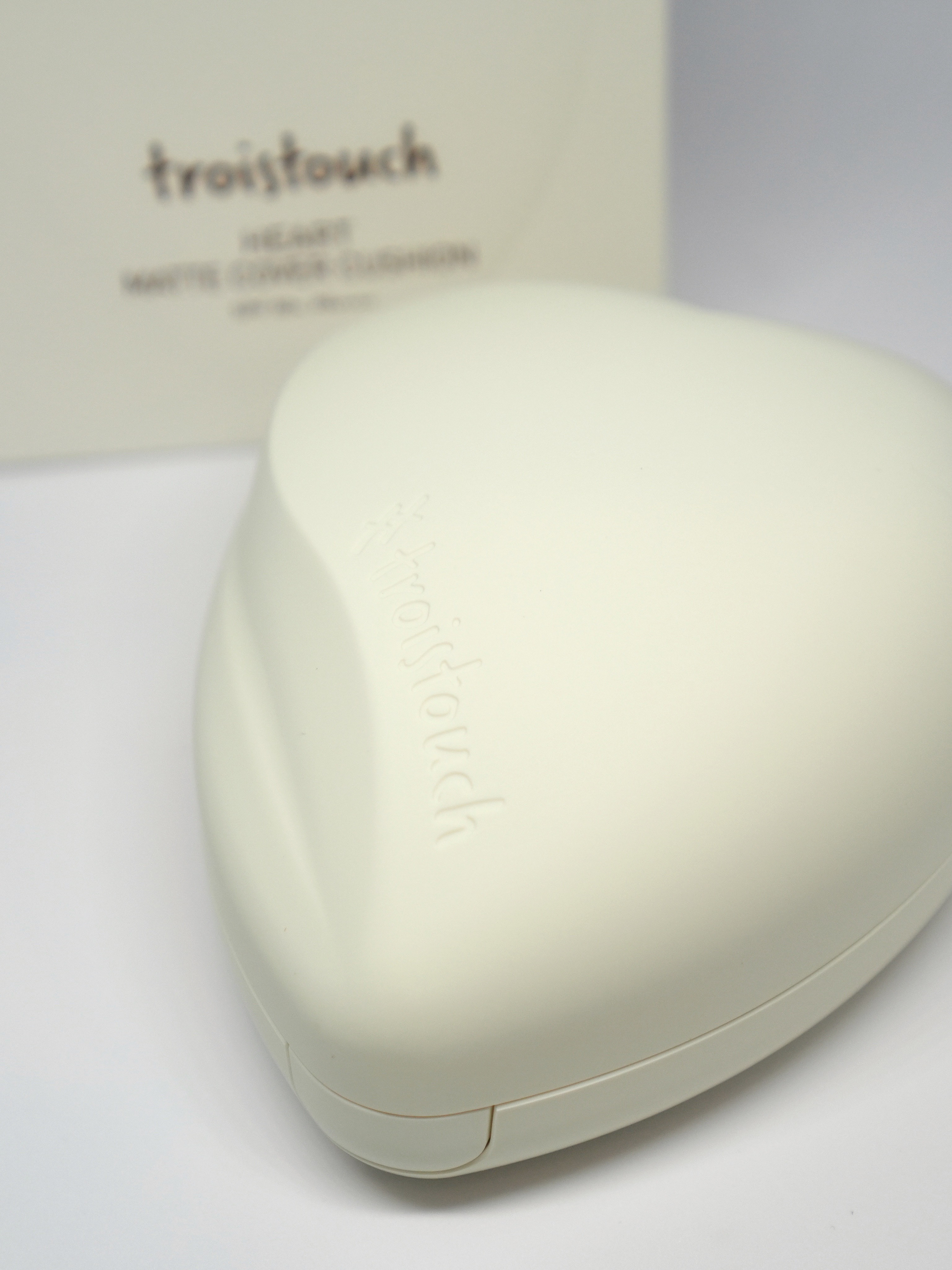 トワタッチ ハートクッション マットカバー 17 アイボリー本体/troistouch/クッションファンデーションを使ったクチコミ（2枚目）