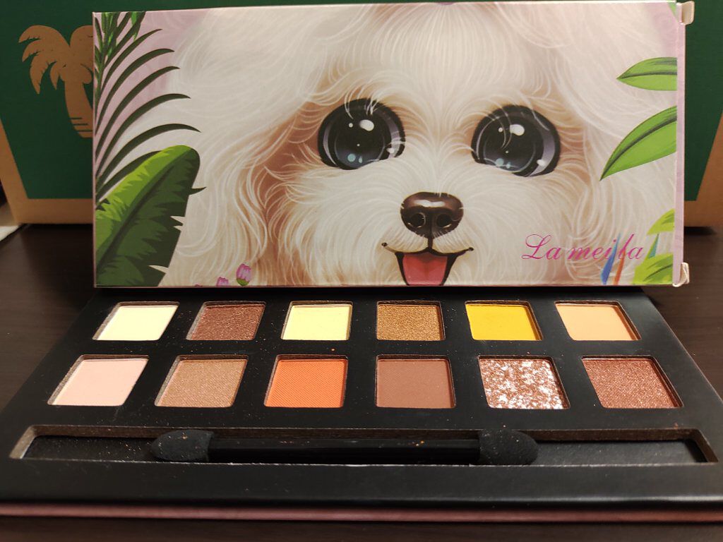 lameila 12色 アイシャドウパレット/Lameila/アイシャドウパレットを使ったクチコミ（1枚目）