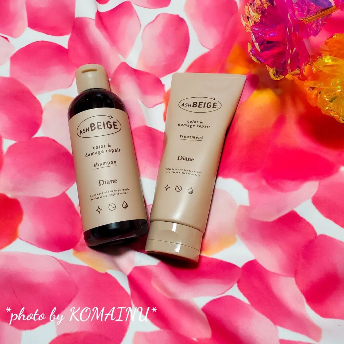 ダイアン カラーシャンプー＆トリートメントのクチコミ「⁡
最近、ヘアケア＆ヘアメイク命な⁡
私ですが…ご縁があって⁡
ダイアン パーフェクトビューテ.....」（1枚目）