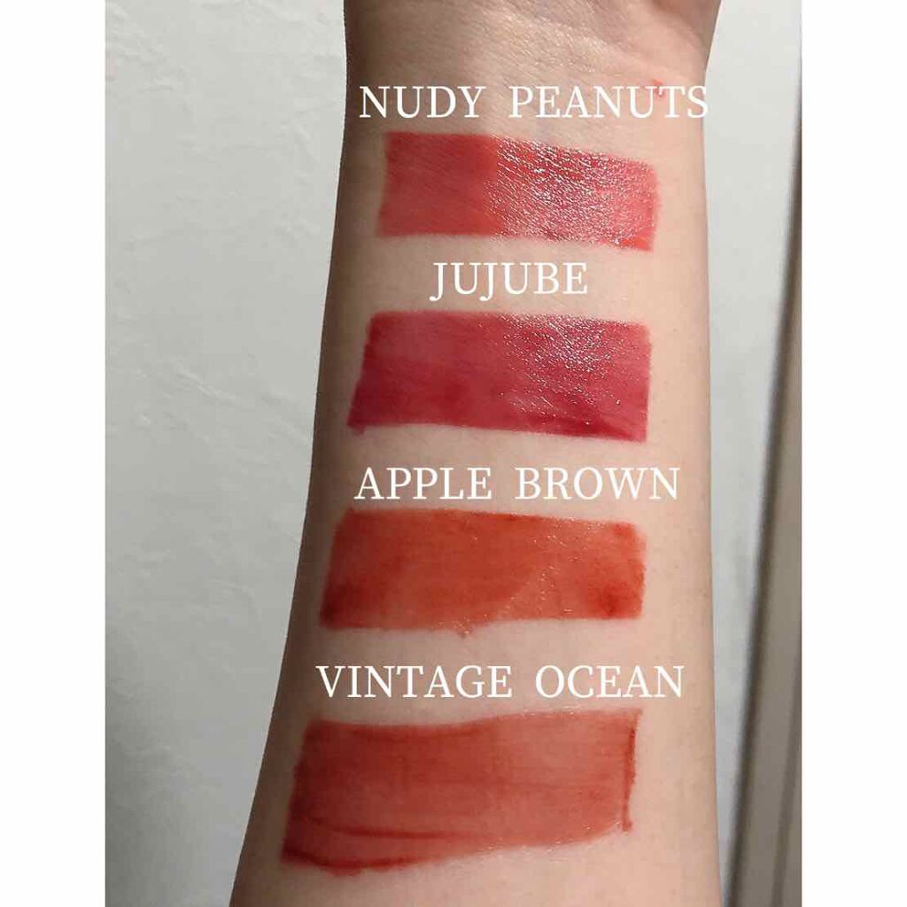 ジューシーラスティングティント/rom&nd/リップティントを使ったクチコミ(3枚目)