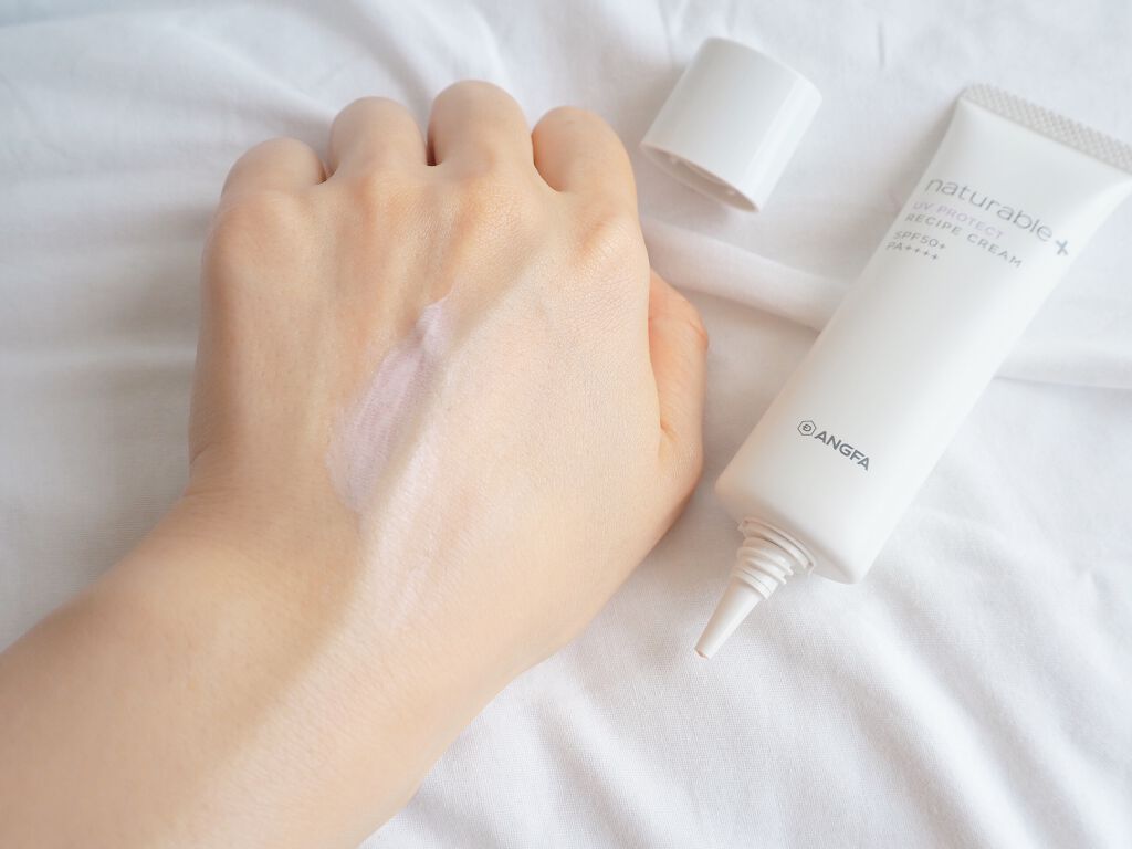 ナチュラブルプラス レシピクリーム UVプロテクト/ナチュラブルプラス/日焼け止めクリームを使ったクチコミ(3枚目)