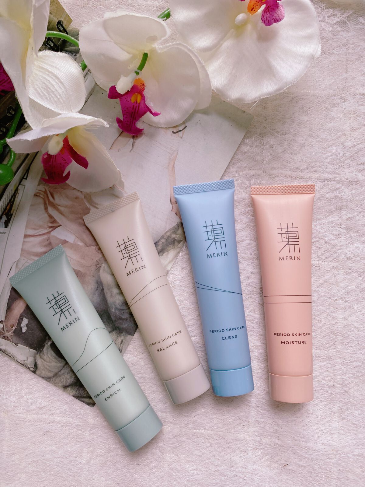 ピリオドスキンケア 美容ジェルクリーム マンスリーセット /MERIN/スキンケアキットを使ったクチコミ(1枚目)